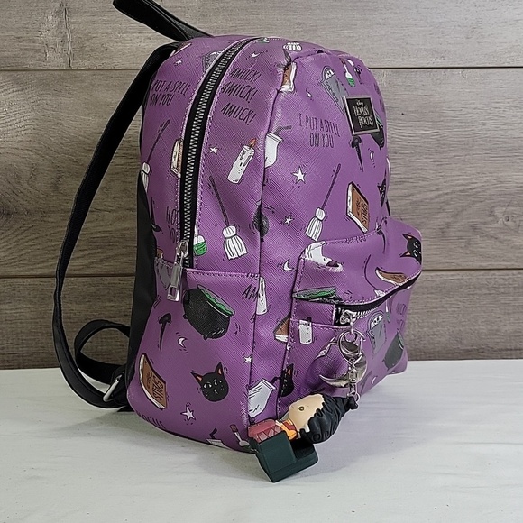 Disney Hocus Pocus Purple Black Mini Backpack main image 12